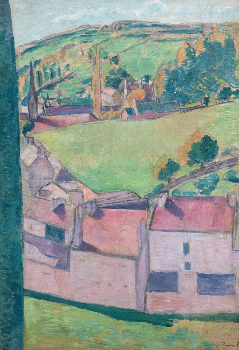 Utsikt över Pont-Aven - Émile Bernard