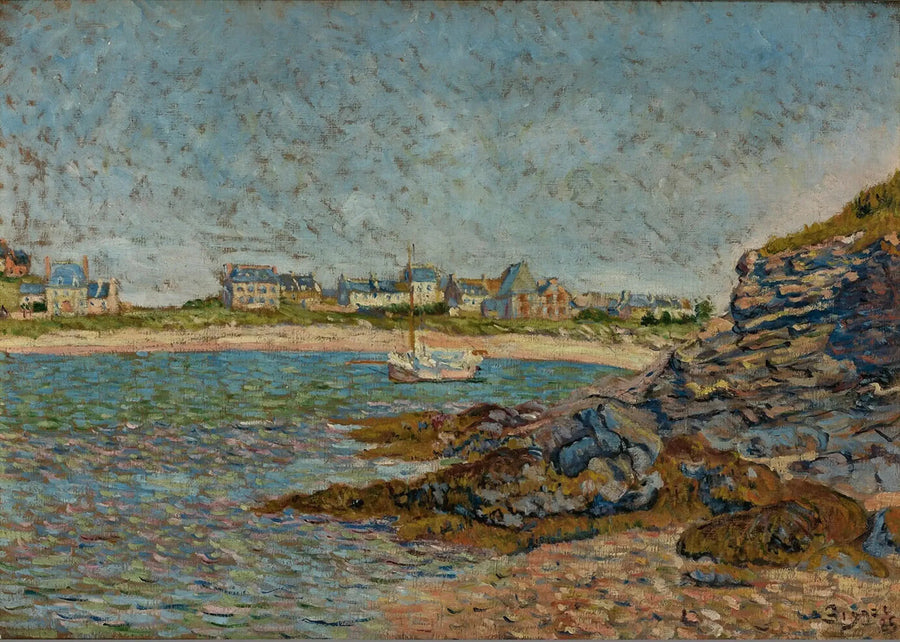 Utsikt över hamnen, Saint Briac - Paul Signac