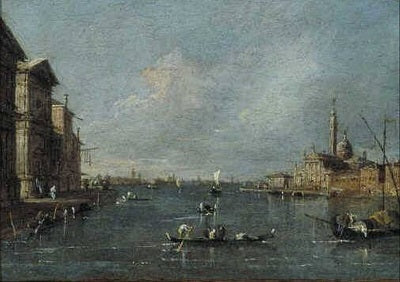 Vy av S. Giorgio Maggiore, Venedig - Francesco Guardi