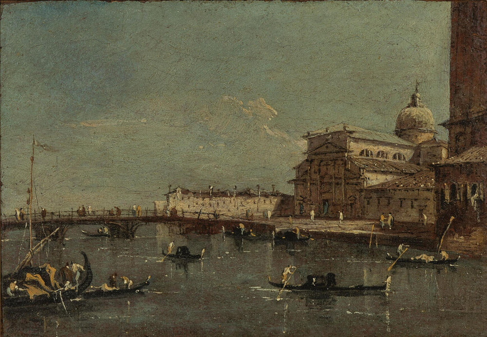Vue de S. Pietro di Castello Venise - Francesco Guardi - Alpha Reproduction