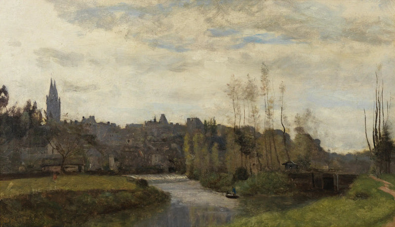 Vy över Saint-Lô - Jean-Baptiste Camille Corot