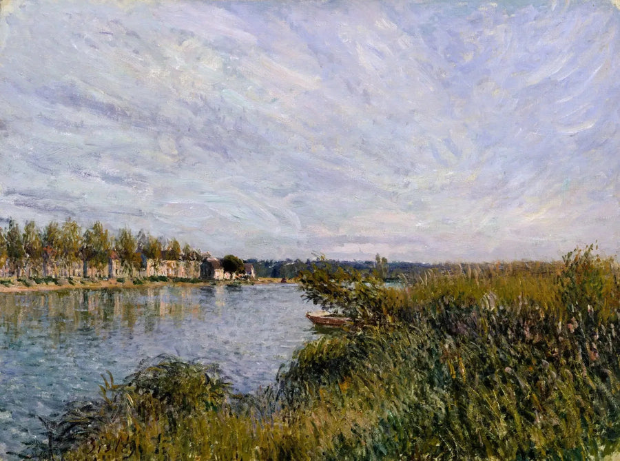 Utsikt över Saint-Mammès - Alfred Sisley