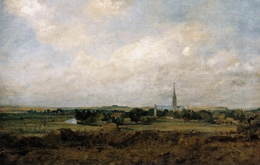 Vy över Salisbury - John Constable