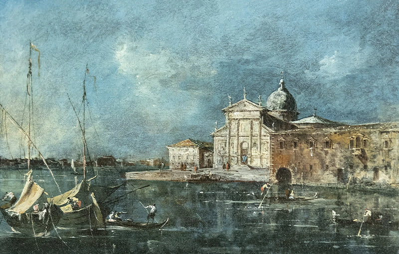 Vy av San Giorgio Maggiore i Venedig - Francesco Guardi
