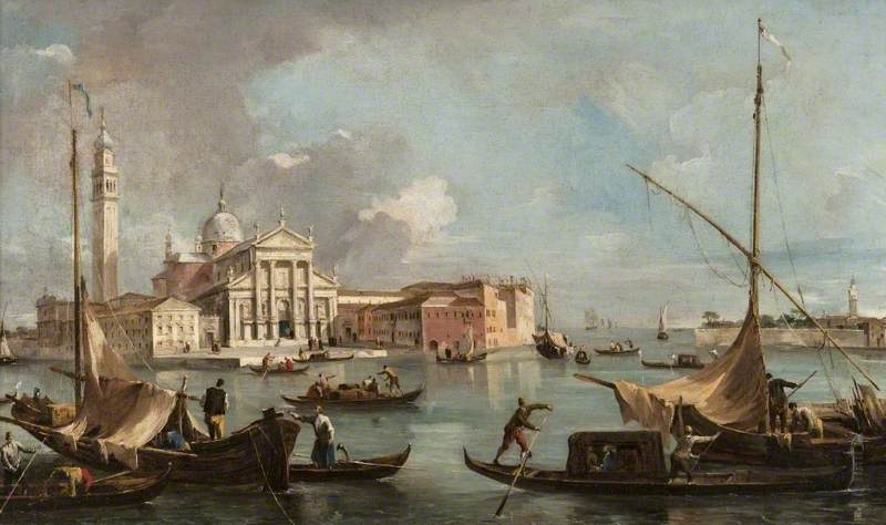 Vy av San Giorgio Maggiore, Venedig - Francesco Guardi