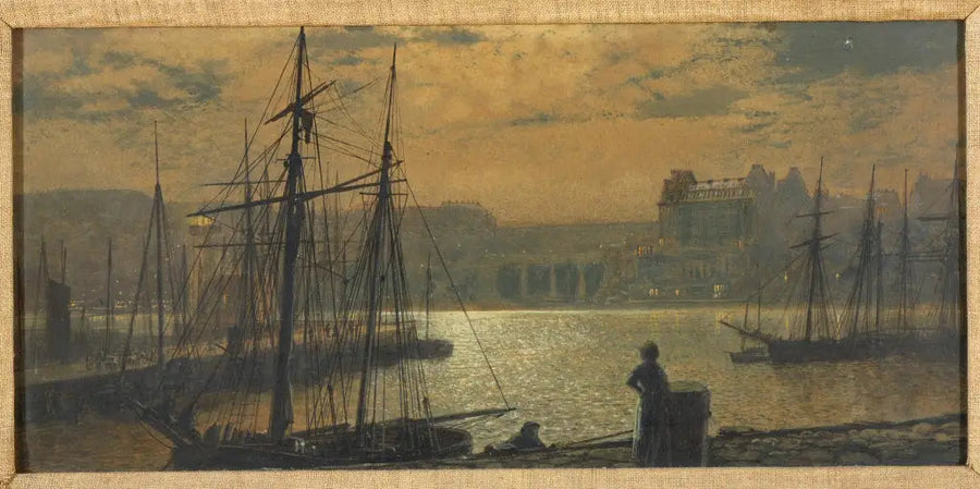 Utsikt över Scarborough - John Atkinson Grimshaw