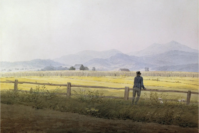 Utsikt över Schmiedebergerkamm - Caspar David Friedrich