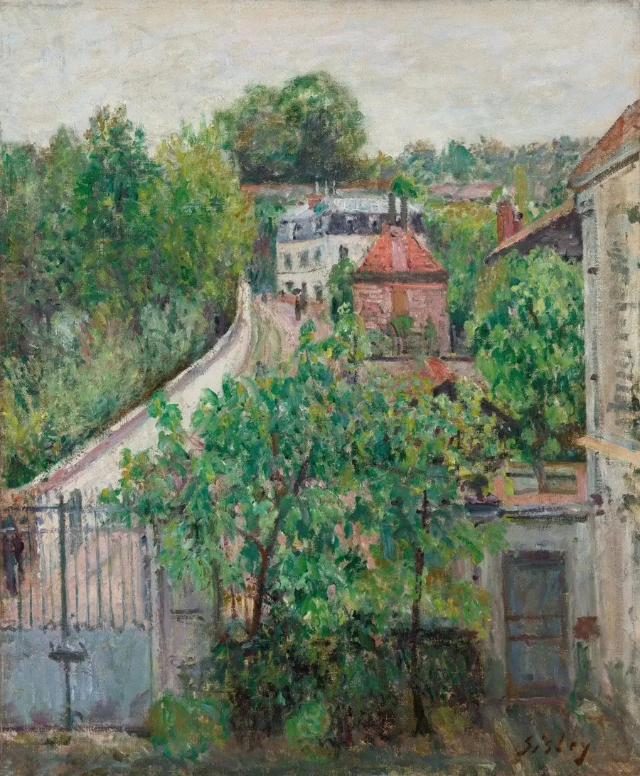 Utsikt över Sèvres - Alfred Sisley