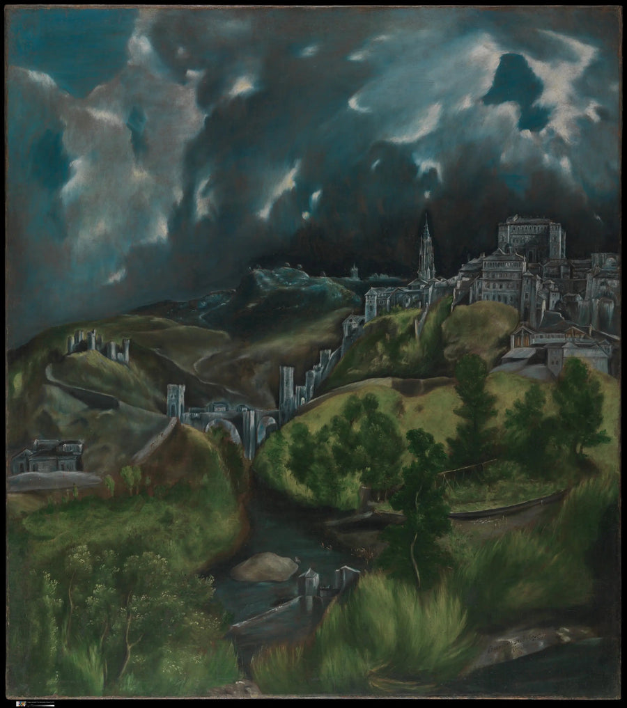 Vy av Toledo - El Greco