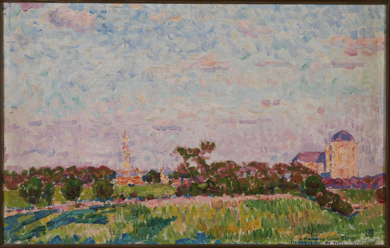 Vy av Veere - Théodore van Rysselberghe