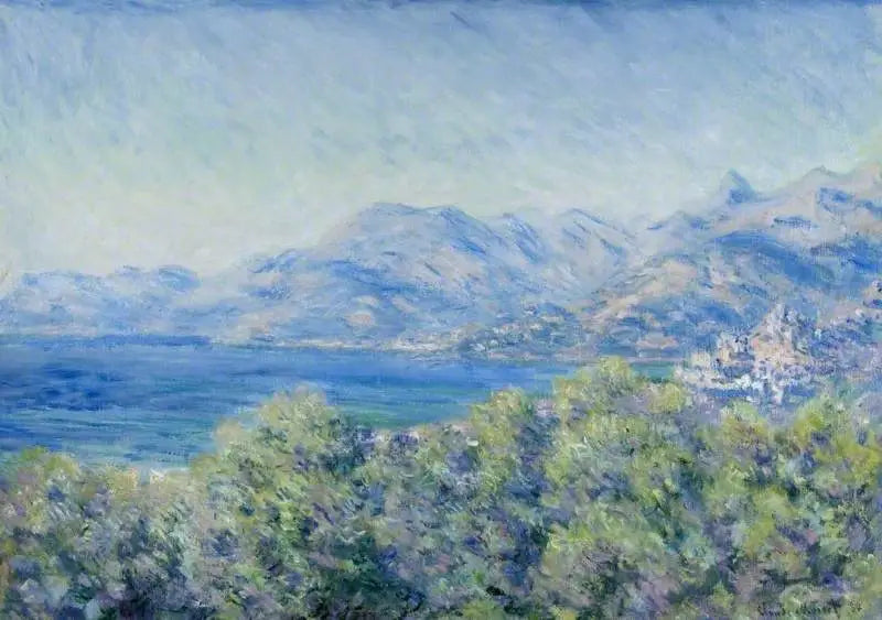 Vy över Ventimiglia - Claude Monet