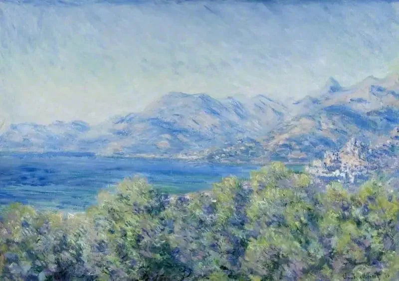 Vy över Ventimiglia - Claude Monet