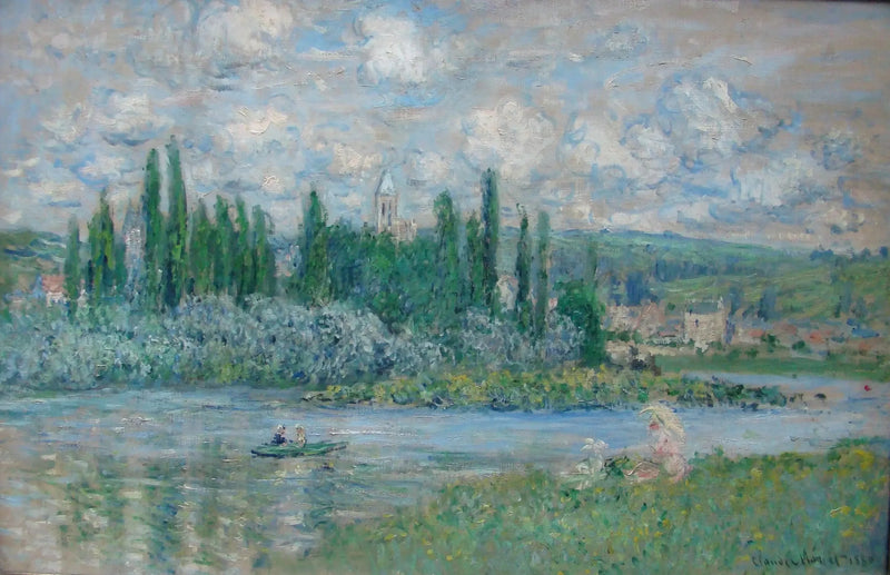 Vy över Vétheuil - Claude Monet