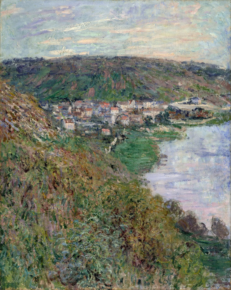 Vy över Vétheuil - Claude Monet