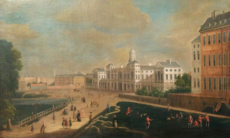 Vy över Whitehall, New Horse Guards - Canaletto