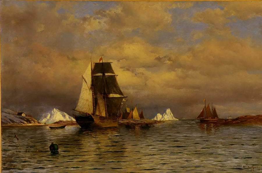 Utsikt från Battle Harbour - William Bradford