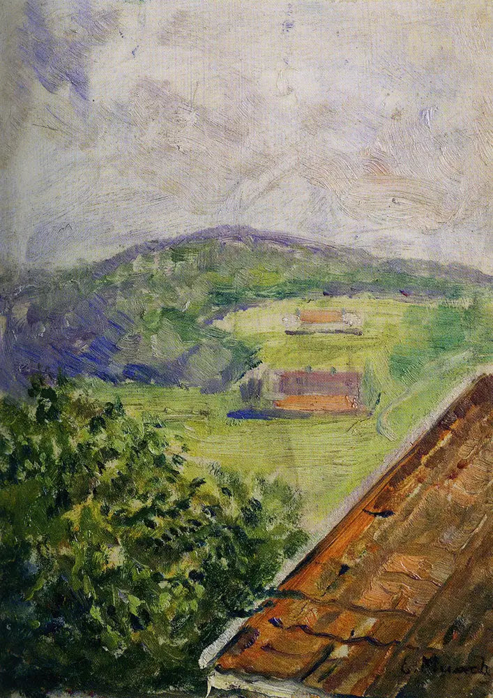 Utsikt från Hauketo - Edvard Munch