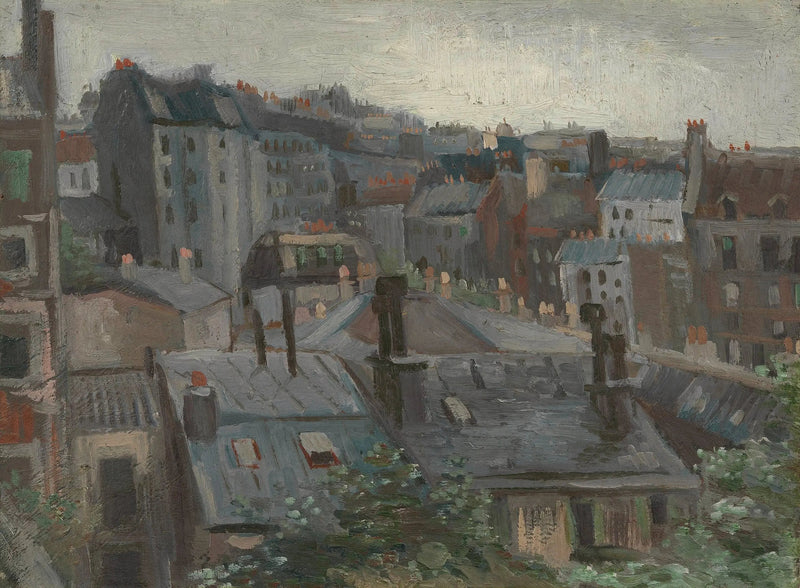 Utsikt från Vincents ateljé - Vincent van Gogh