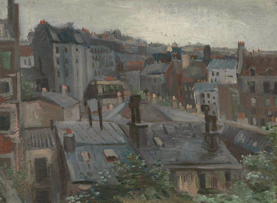 Utsikt från Vincents ateljé - Vincent van Gogh