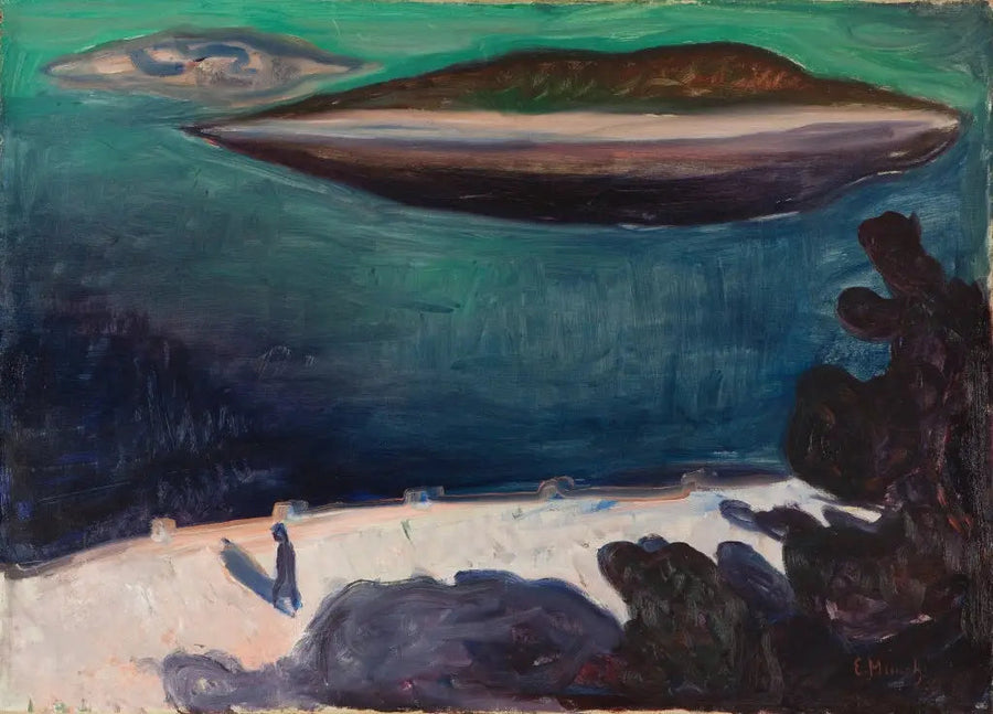 Utsikt från Nordstrand - Edvard Munch