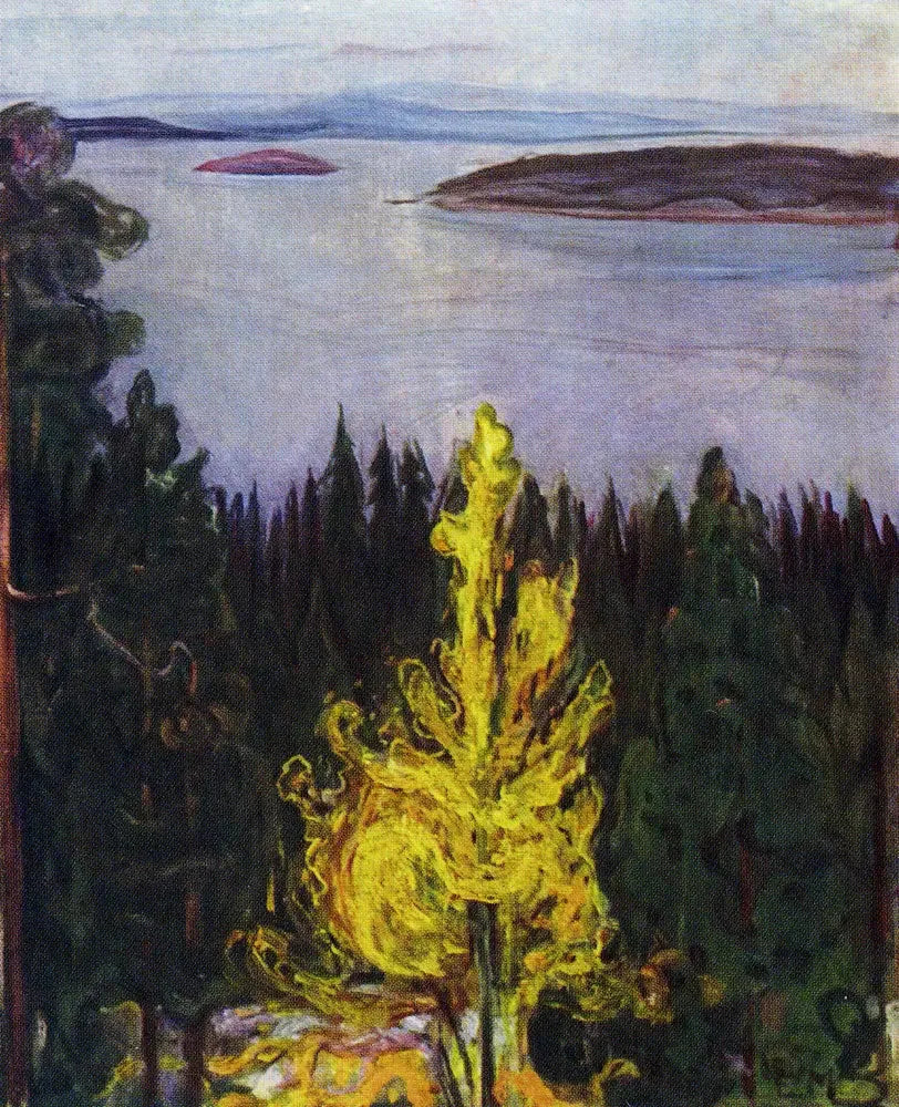 Utsikt från Nordstrand - Edvard Munch