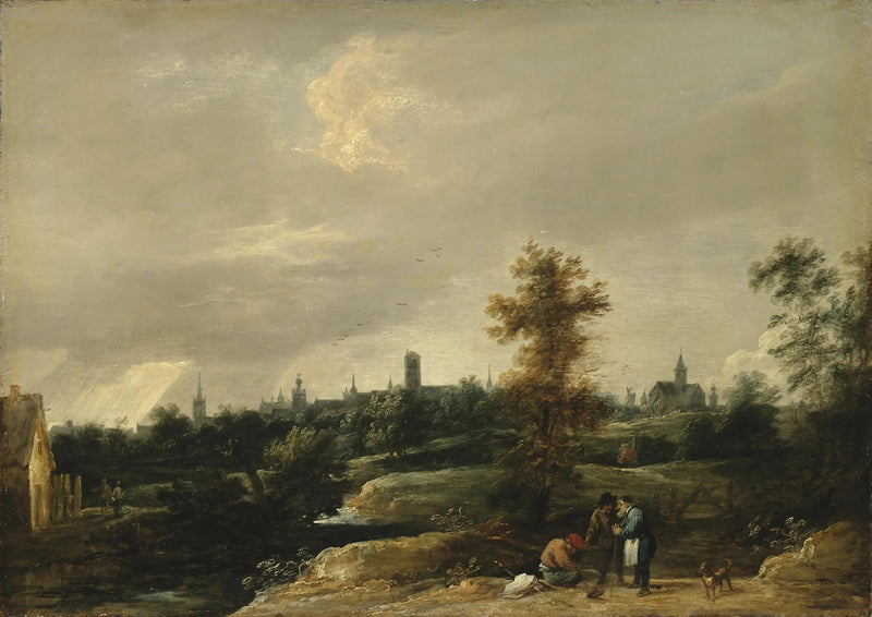 Utsikt över omgivningarna runt Bryssel - David Teniers den yngre