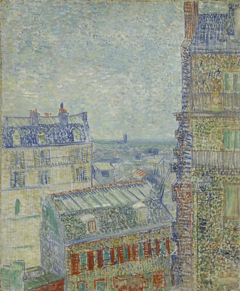 Utsikt över taken i Paris - Vincent van Gogh