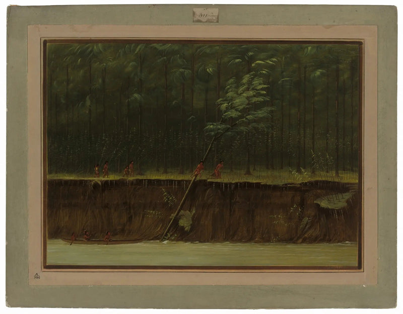 Vy av Nedre Mississippi - George Catlin
