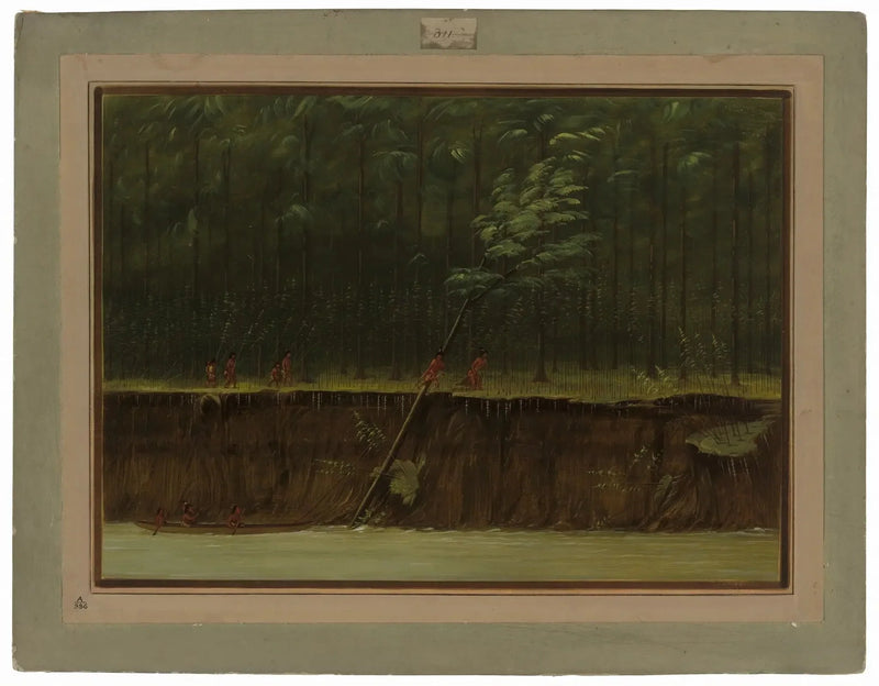 Vy av Nedre Mississippi - George Catlin