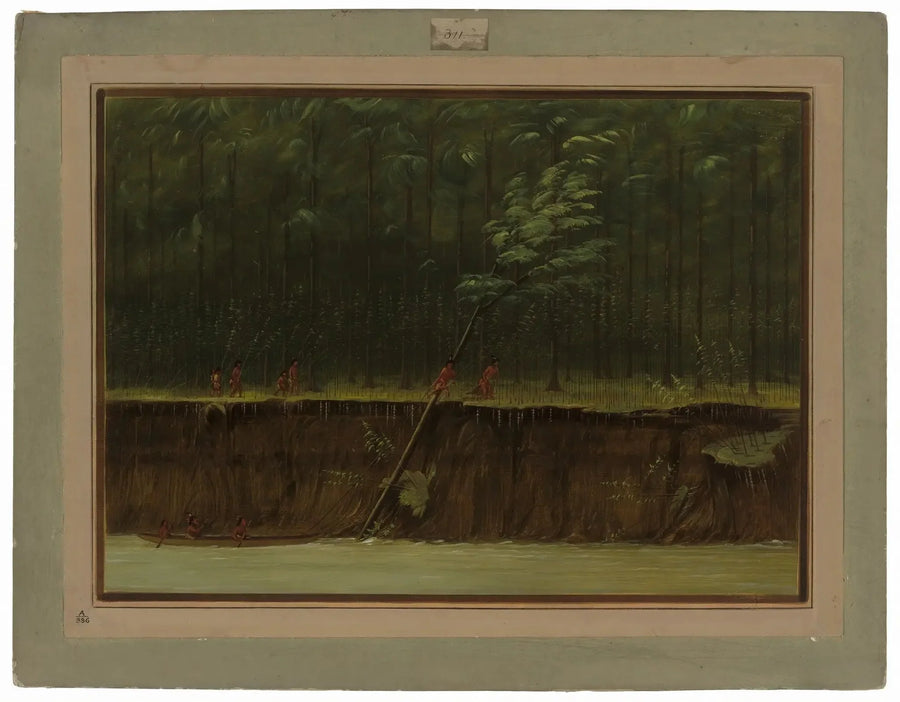 Vy av Nedre Mississippi - George Catlin