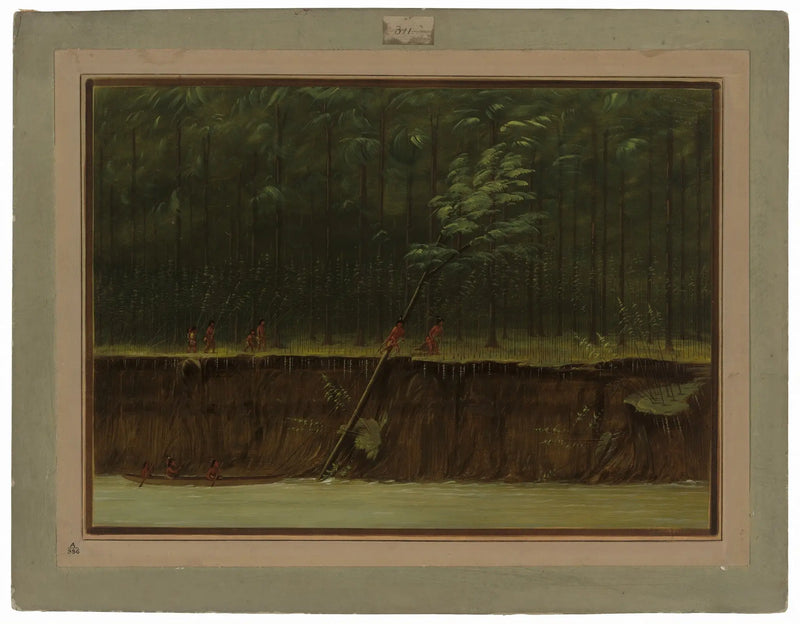 Vy av Nedre Mississippi - George Catlin