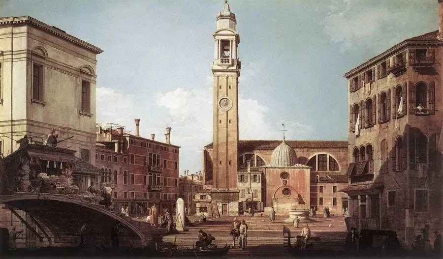 Utsikt över lägret av de heliga apostlarna - Canaletto