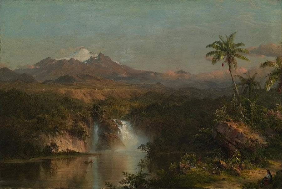 Utsikt över Cotopaxi - Frederic Edwin Church