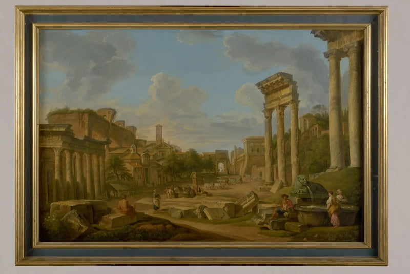 Utsikt över forumet i Rom - Giovanni Paolo Panini