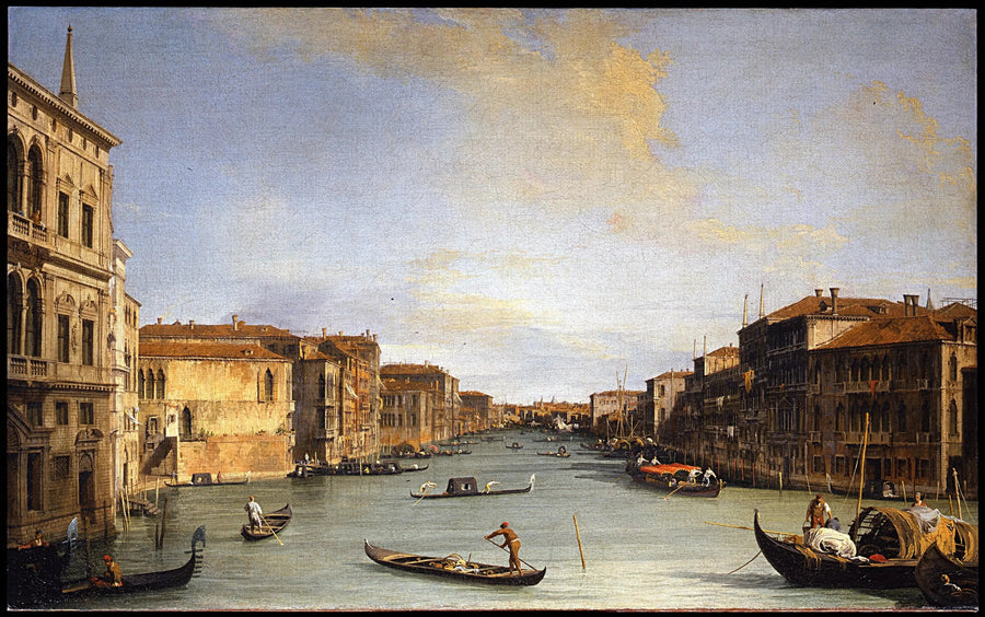 Vy av Grand Canal - Canaletto