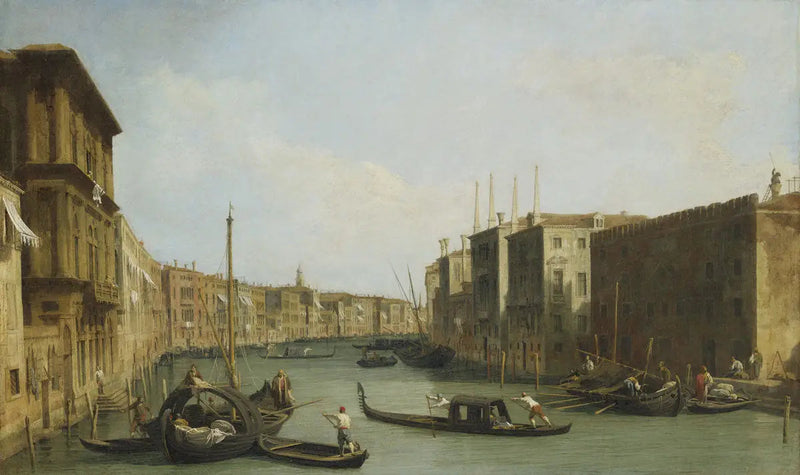 Vy av Grand Canal - Canaletto