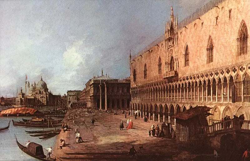 Vy av Molo, Venedig - Canaletto