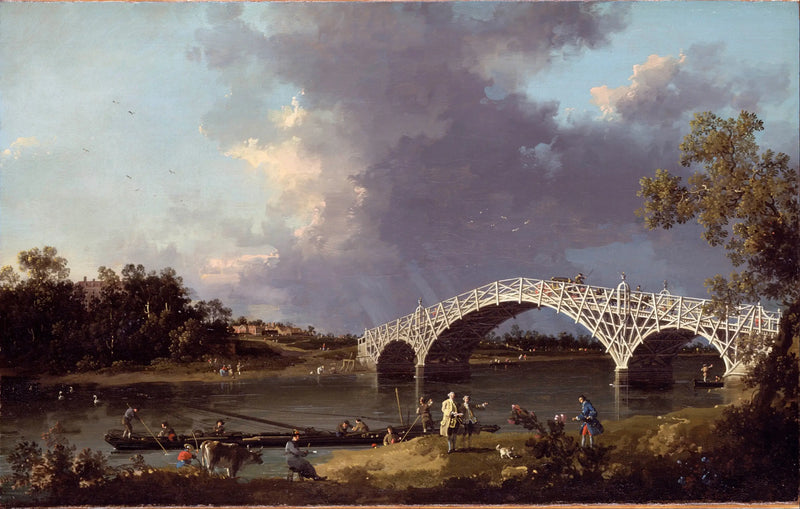 Vy från Walton-bron - Canaletto