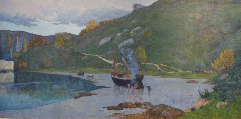 Vy över hamnen i Pont-Aven - Maxime Maufra