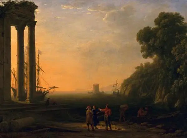 Utsikt över hamninloppet - Claude Lorrain