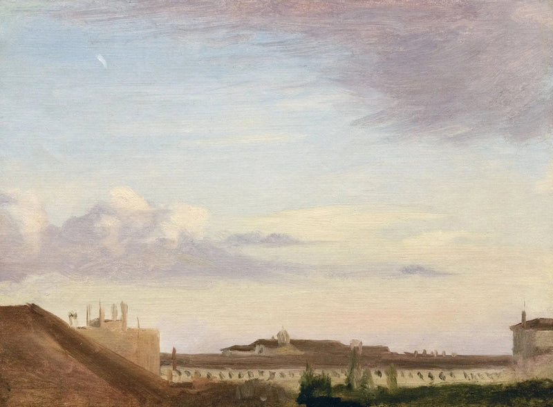 Utsikt över Quirinal - Edgar Degas