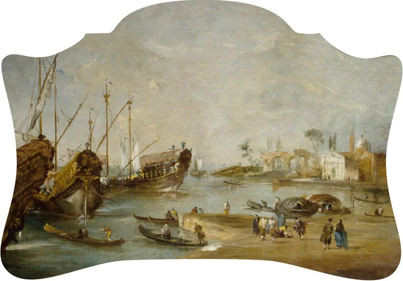 Fantasifull vy av Venedig - Francesco Guardi