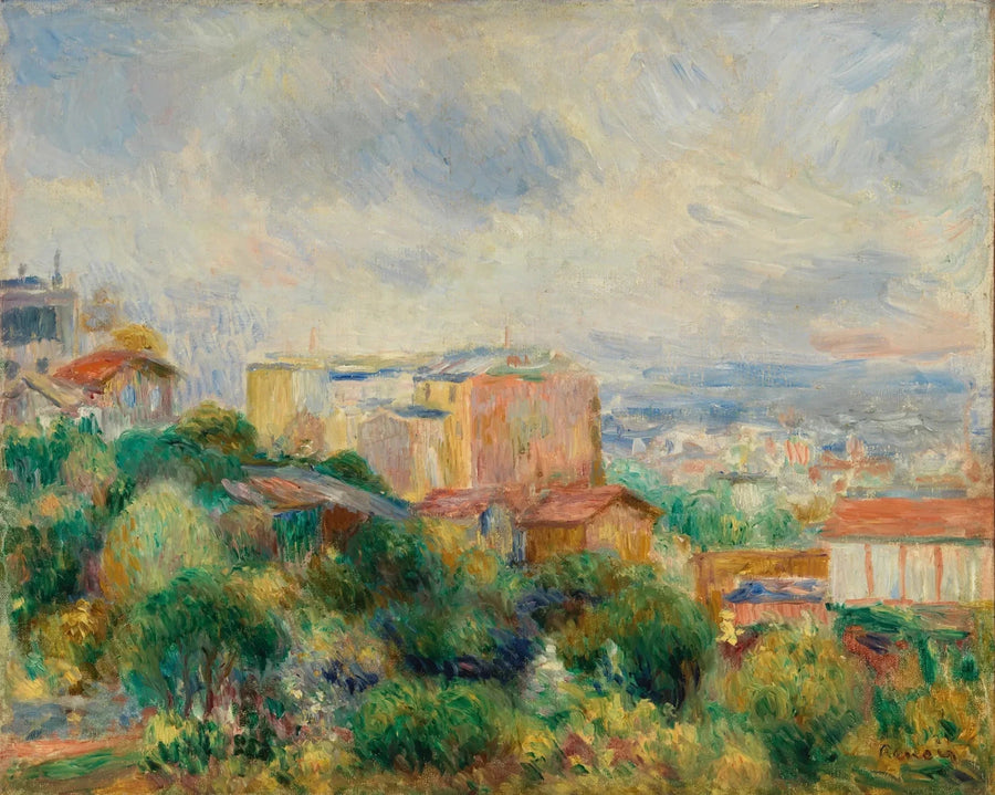 Utsikt över Montmartre - Pierre-Auguste Renoir