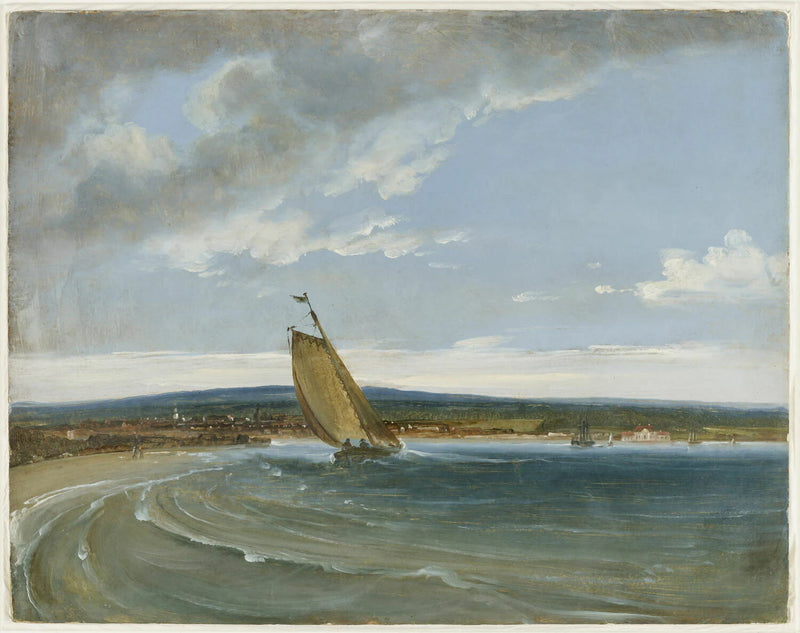 Vue de Moss (esquisse) - Peder Balke