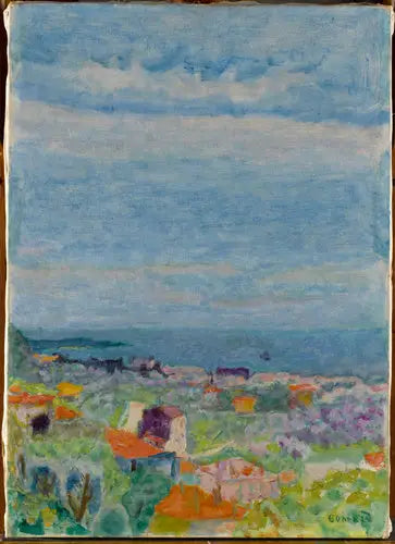 Panoramautsikt, Le Cannet - Pierre Bonnard