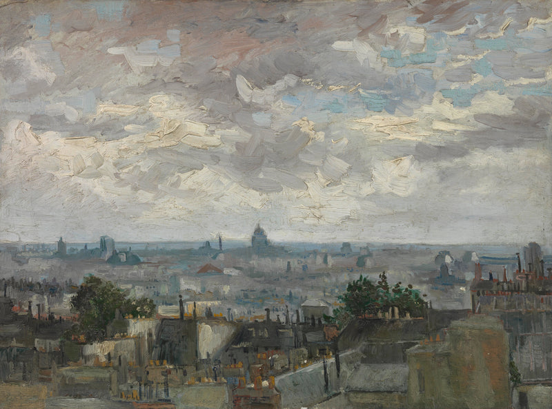 Vy över Paris - Vincent van Gogh