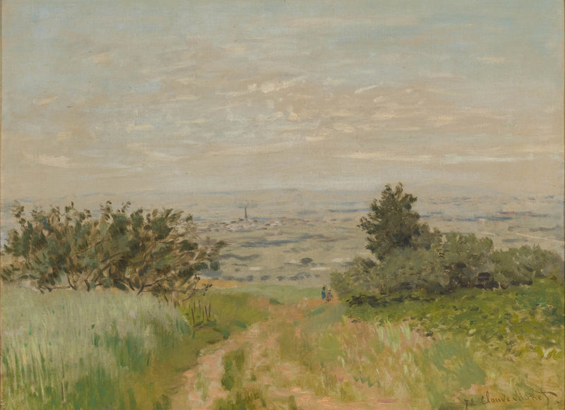Utsikt över Argenteuil-slätten, Sannois sluttningar W220 - Claude Monet