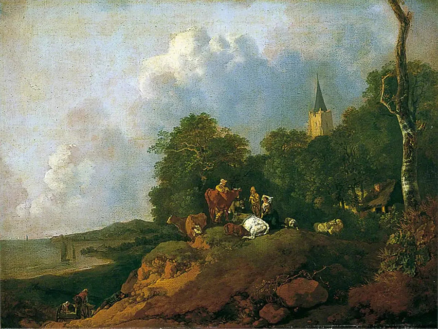 Utsikt nära kusten - Thomas Gainsborough