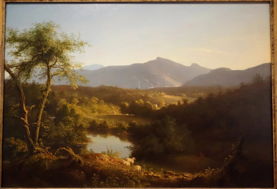 Utsikt nära byn Catskill - Thomas Cole