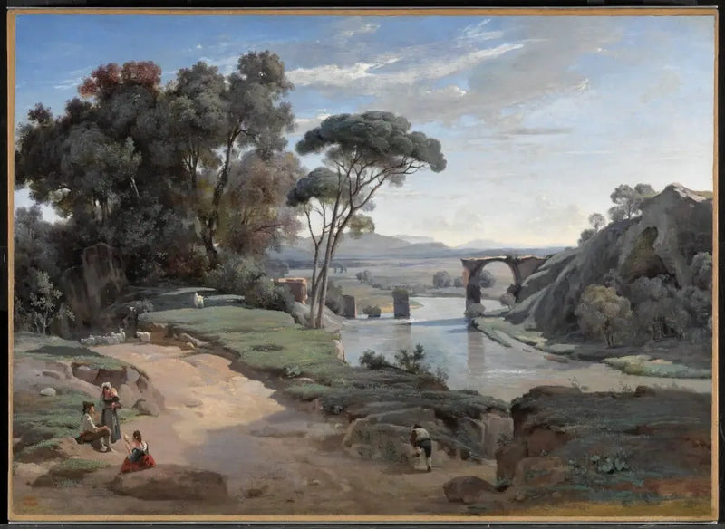 Utsikt över Narni - Jean-Baptiste Camille Corot